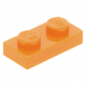LEGO lapos elem 1x2, narancssárga (3023)